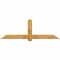 Ekena Millwork Eugene Rough Sawn Timber Gable Bracket, Western Red Cedar, 84"W x 28"H x 2"D x 6"F, 8/12 Pitch GBW084X28X0206EUG00RWR - alternate 1